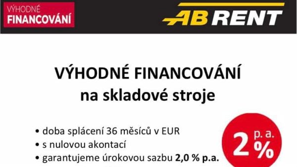 Financování s garantovaným úrokem pouze 2% p.a.